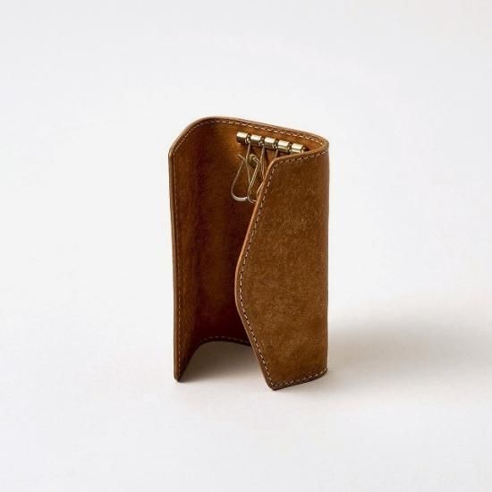 プエブロ　4連キーケース / キャメル