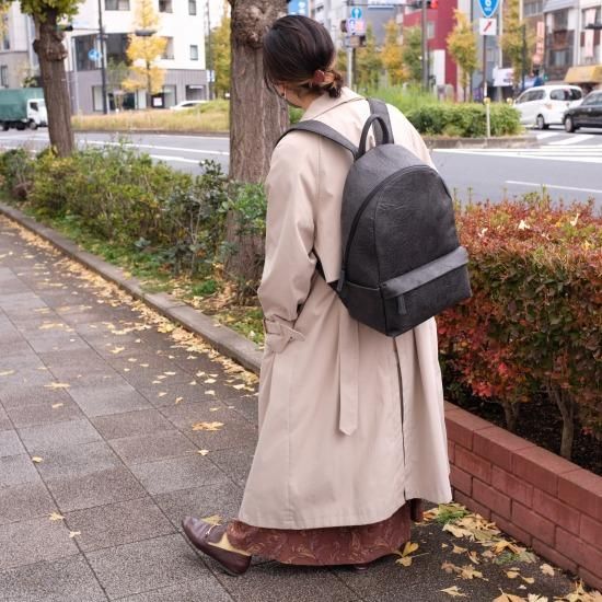 カルタレザー　リュックサック / ブラック