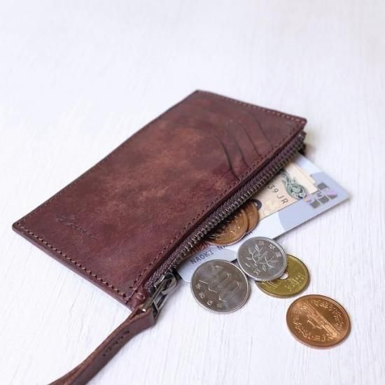 プエブロ　フラグメントケース (Tenohira Wallet)  / ダークブラウン