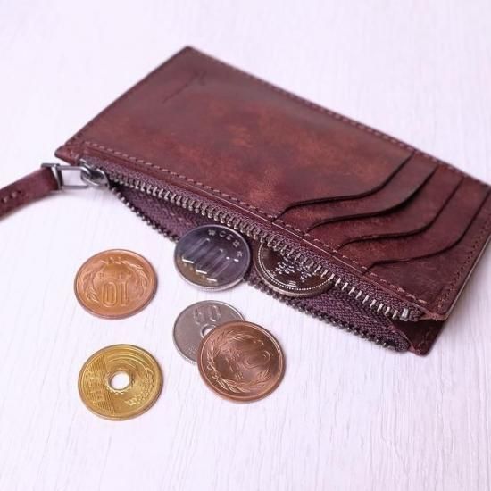 プエブロ　フラグメントケース (Tenohira Wallet)  / ダークブラウン