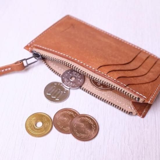 プエブロ　フラグメントケース (Tenohira Wallet)  / キャメル