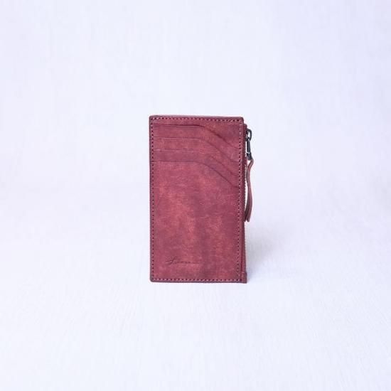 プエブロ　フラグメントケース (Tenohira Wallet)  / ブリックレッド