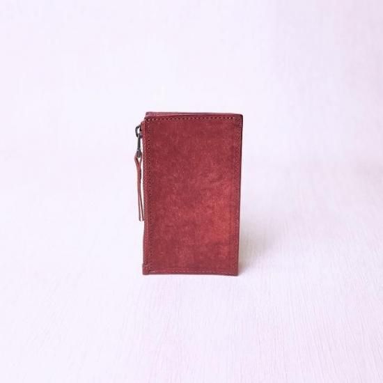 プエブロ　フラグメントケース (Tenohira Wallet)  / ブリックレッド