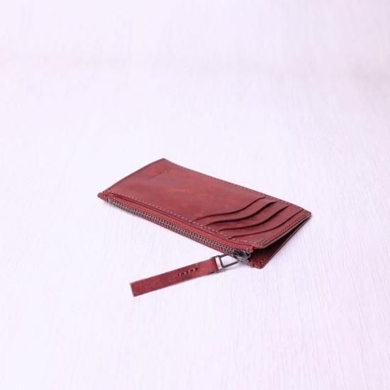 プエブロ　フラグメントケース (Tenohira Wallet)  / ブリックレッド