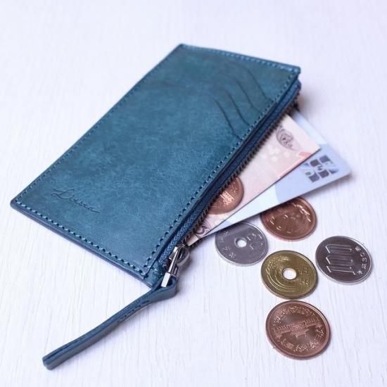 プエブロ　フラグメントケース (Tenohira Wallet)  / ブルーグリーン