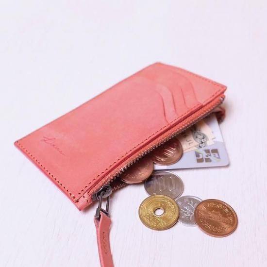 プエブロ　フラグメントケース (Tenohira Wallet)  / コーラルピンク