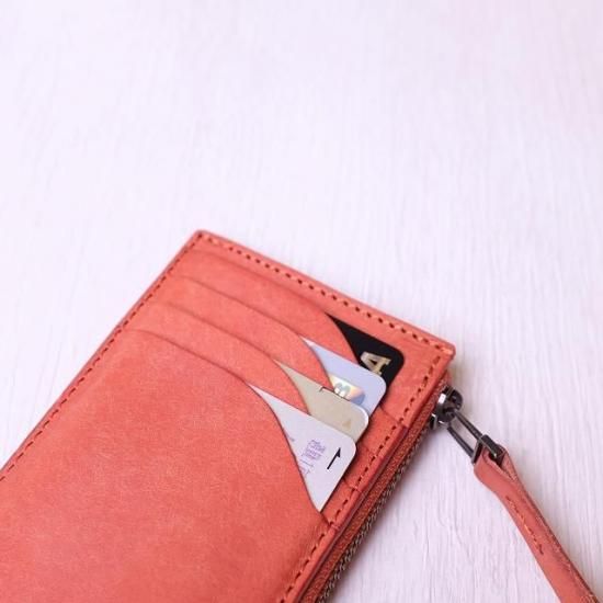 プエブロ　フラグメントケース (Tenohira Wallet)  / コーラルピンク