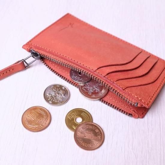 プエブロ　フラグメントケース (Tenohira Wallet)  / コーラルピンク