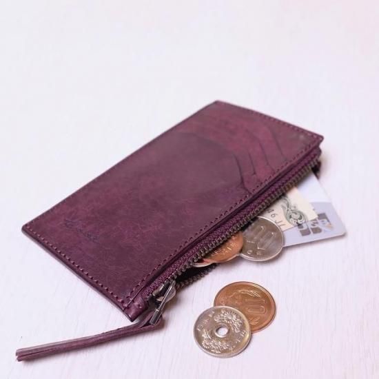 プエブロ　フラグメントケース (Tenohira Wallet)  / ダークパープル