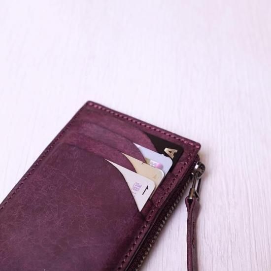 プエブロ　フラグメントケース (Tenohira Wallet)  / ダークパープル