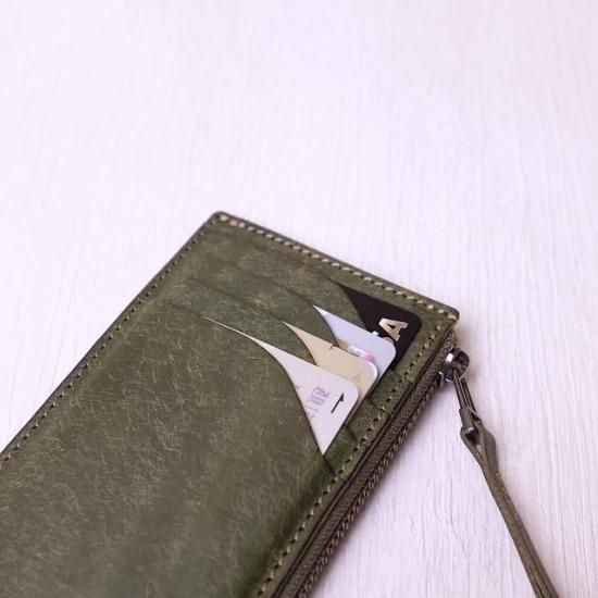 プエブロ　フラグメントケース (Tenohira Wallet)  / グリーン
