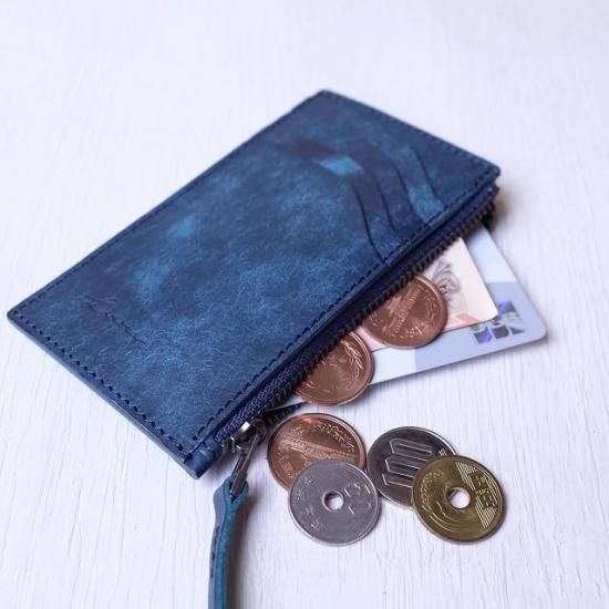 プエブロ　フラグメントケース (Tenohira Wallet) / ネイビーブルー