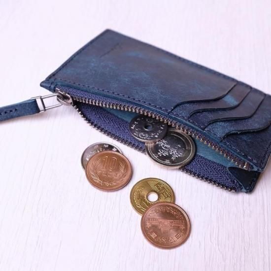 プエブロ　フラグメントケース (Tenohira Wallet) / ネイビーブルー