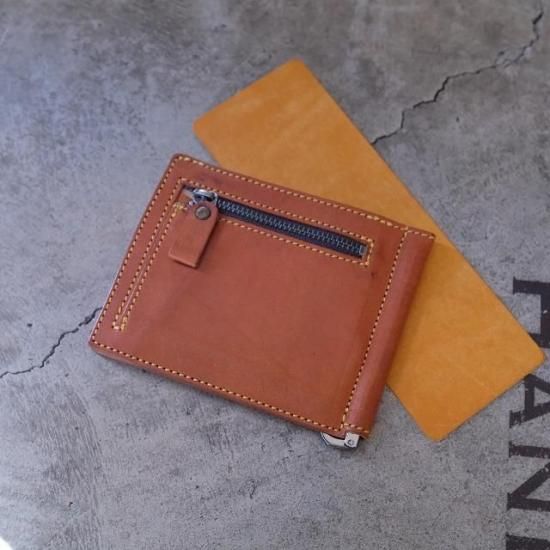 【アウトレット 30%OFF】プエブロ　マネークリップ / イエロー #2525 展示使用・エイジング