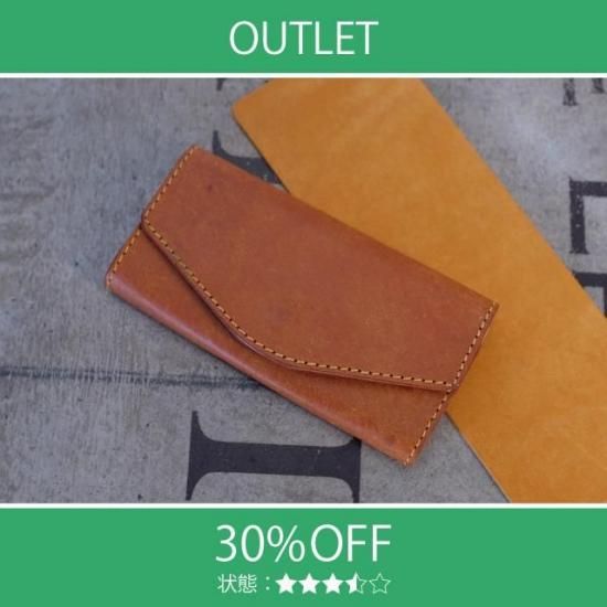 【アウトレット 30%OFF】プエブロ　4連キーケース / イエロー #2546 展示使用・金具跡