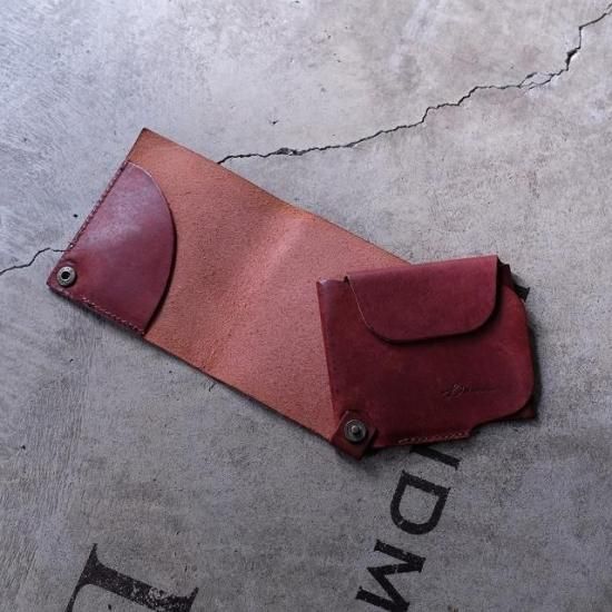 【アウトレット 10%OFF】プエブロ　フレキシブルウォレット / ブリックレッド #2604 展示使用