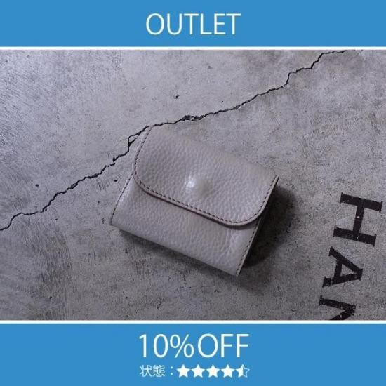【アウトレット 10%OFF】プエブロ　タイニーウォレット / アリゾナグレー #2627 展示使用