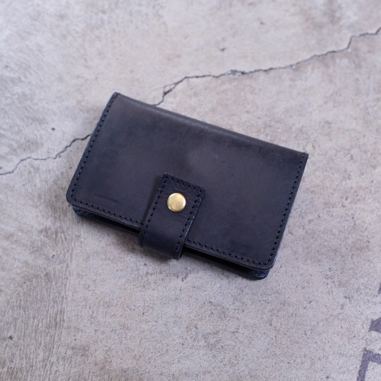 【アウトレット 20%OFF】プエブロ　コインウォレット2 / ブラック #S007 展示使用