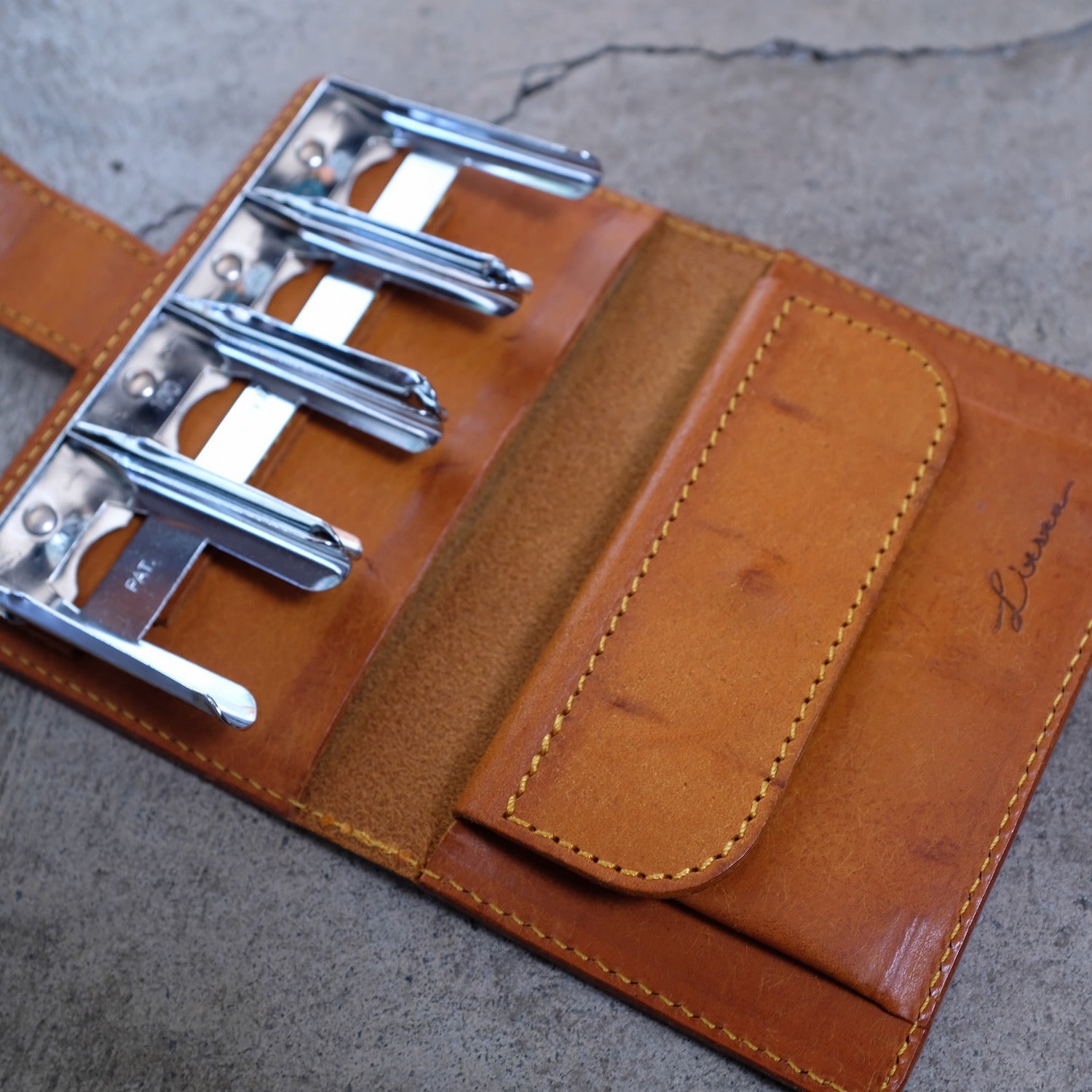 【アウトレット 30%OFF】プエブロ　コインウォレット2 / イエロー #S008 展示使用