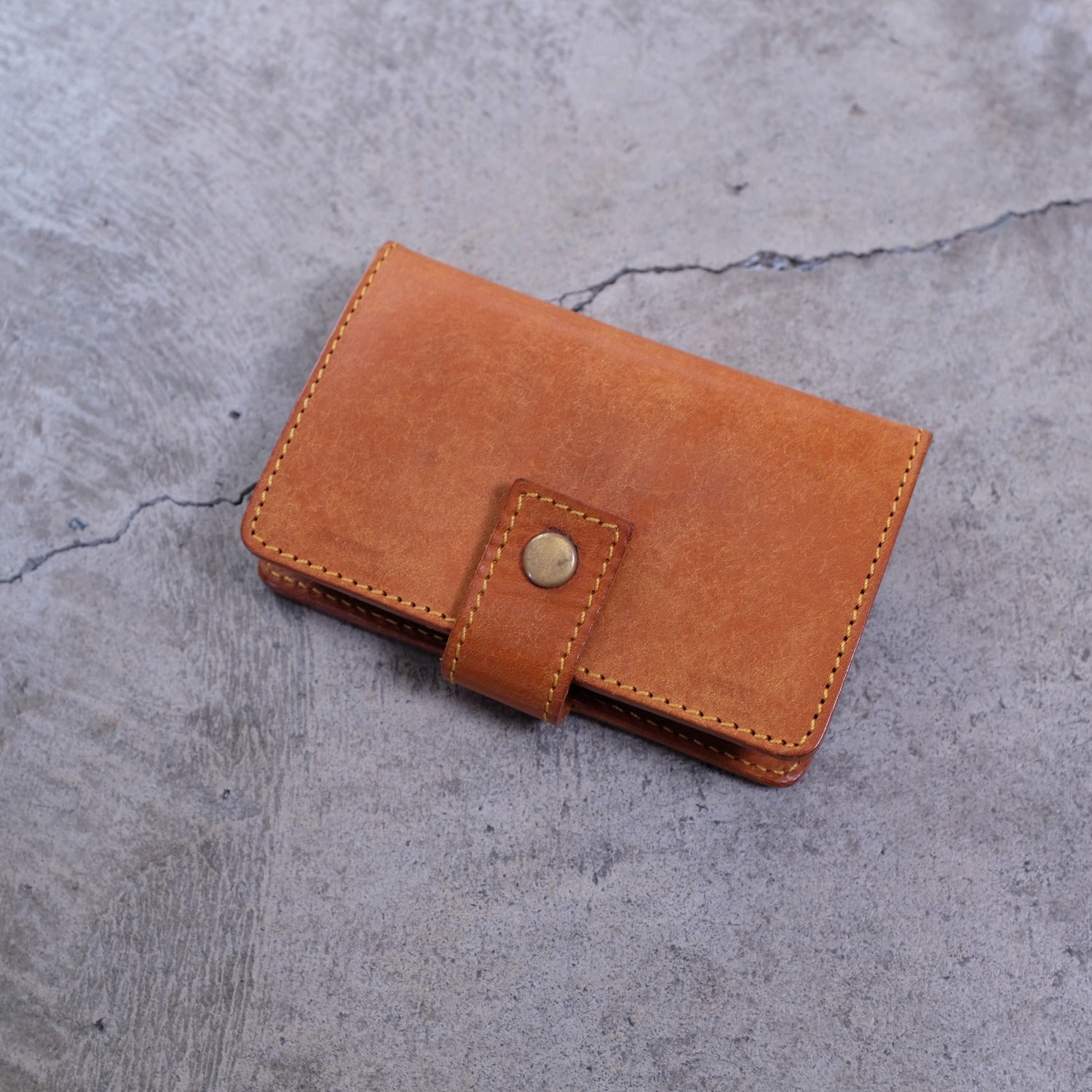 【アウトレット 30%OFF】プエブロ　コインウォレット2 / イエロー #S008 展示使用
