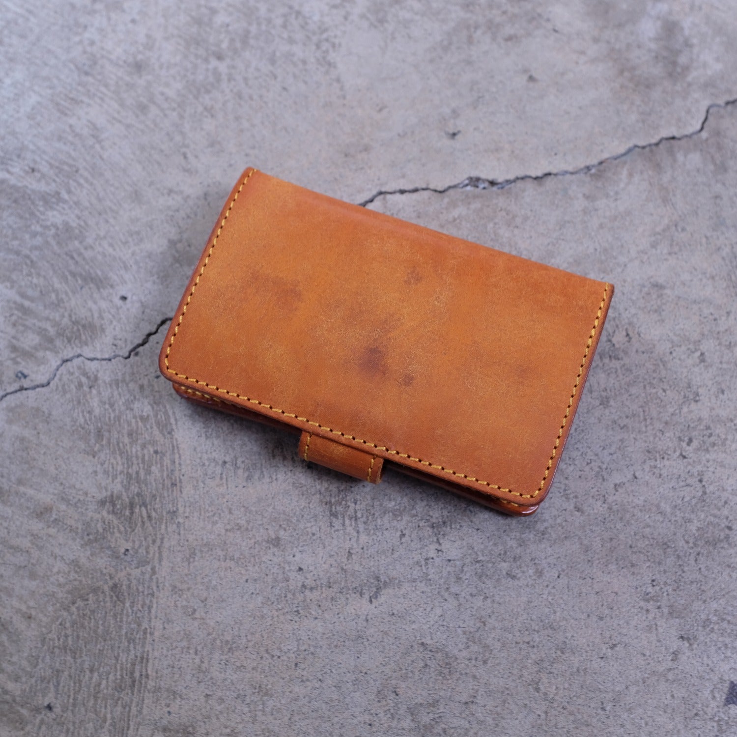【アウトレット 30%OFF】プエブロ　コインウォレット2 / イエロー #S008 展示使用
