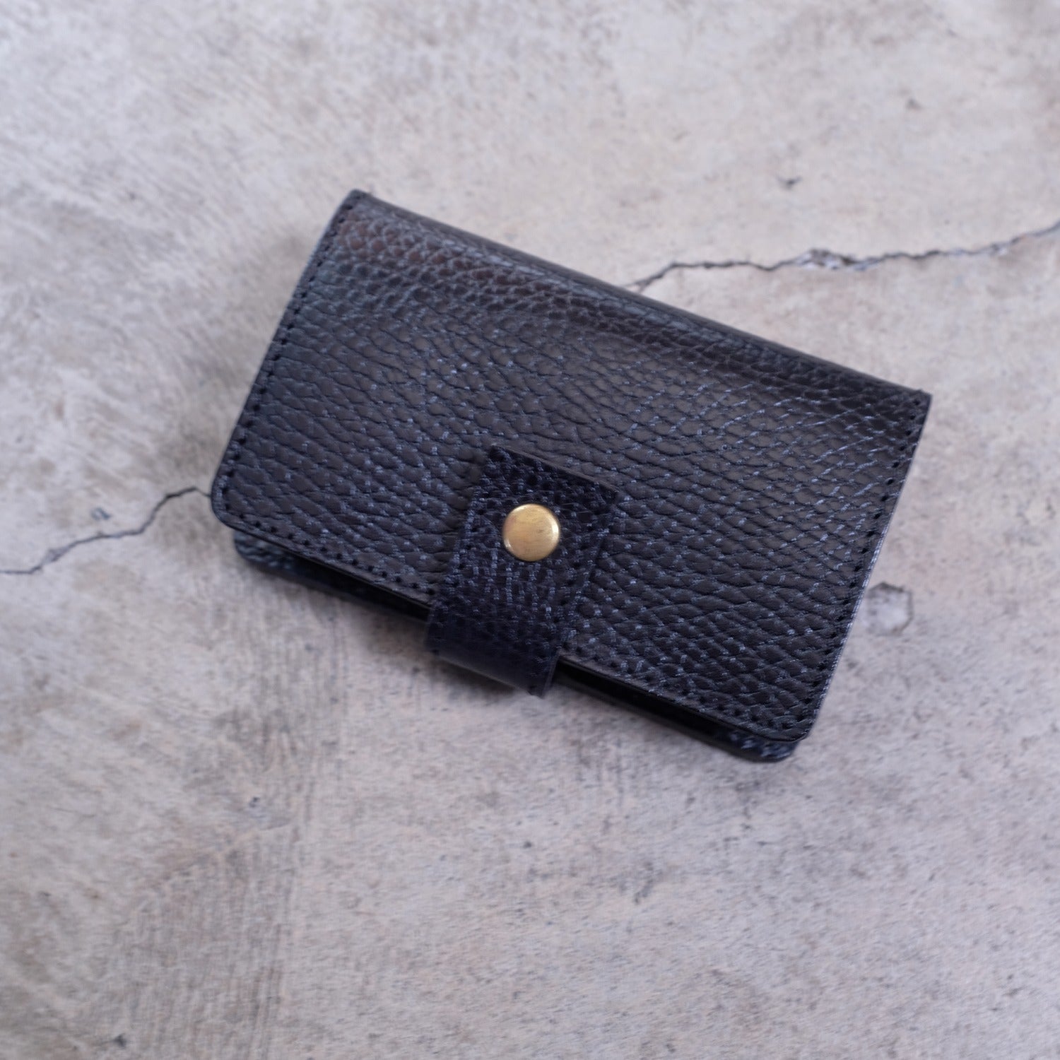 【アウトレット 20%OFF】ドラーロ　コインウォレット2 / ピュアブラック #S013 展示使用