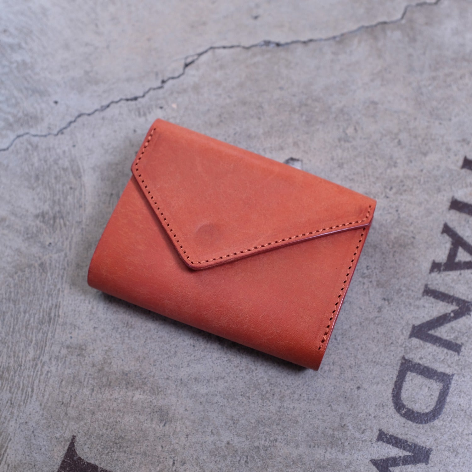 【アウトレット 30%OFF】プエブロ　コインウォレット3 / コーラルピンク #S004 展示使用